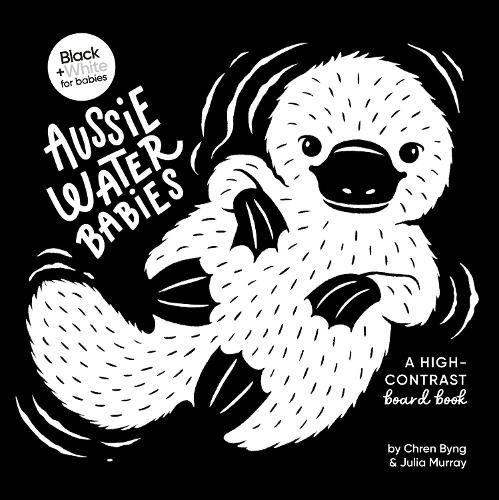 Cover image for Aussie Water Babies: A high-contrast board book 
