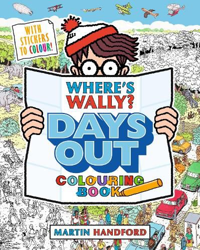 Cover image for Where's Wally? Days Out: Colouring Book